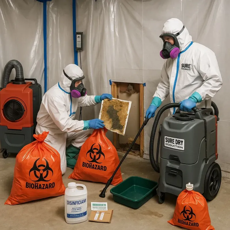 Contaminated Water Handling Protocols process in Pleasant Hill, NC